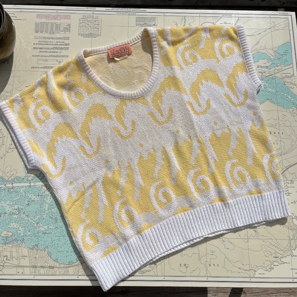 Vintage 90s Liz Moody Short Sleeve Knit - Picture 6 of 6